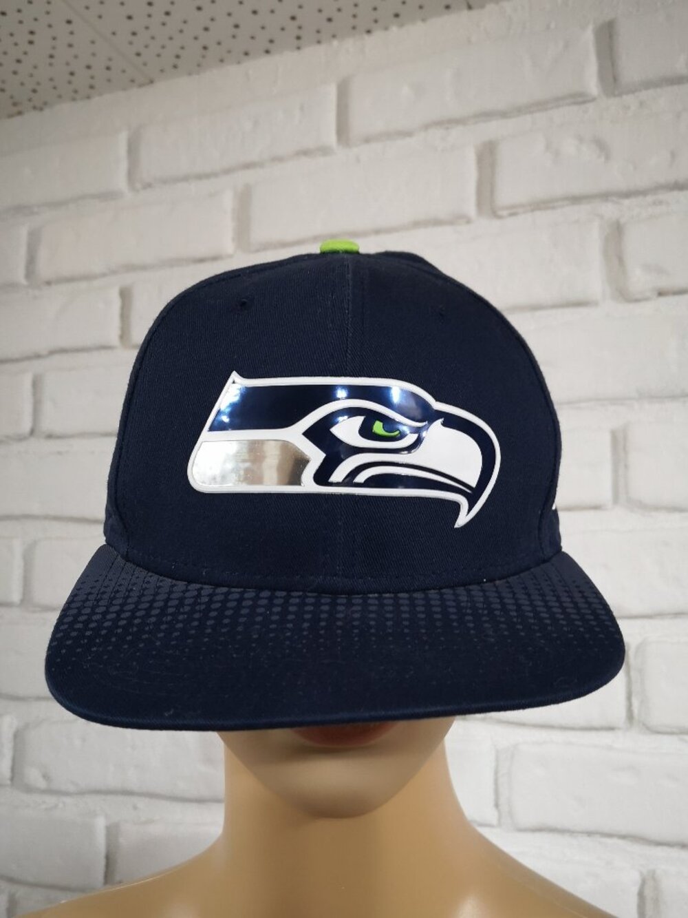 New Era 9 Fifty Seattle Seahawks Original Fit Navy Baseball Hat Adjustable